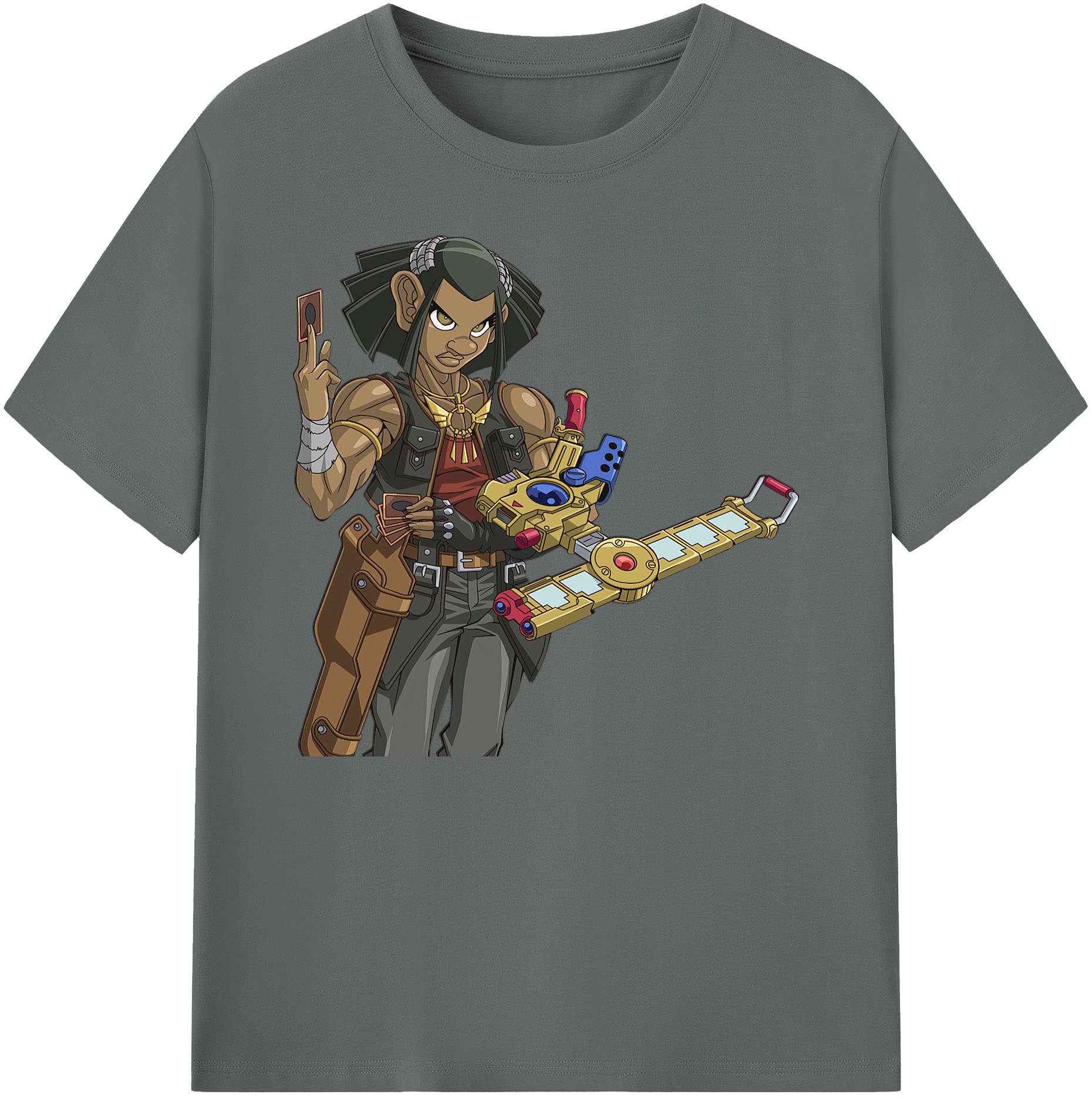 （画像用） 遊☆戯☆王 Yu-Gi-Oh! 綿100％ メンズ半袖Tシャツ｜肌触りやわらか＆通気性